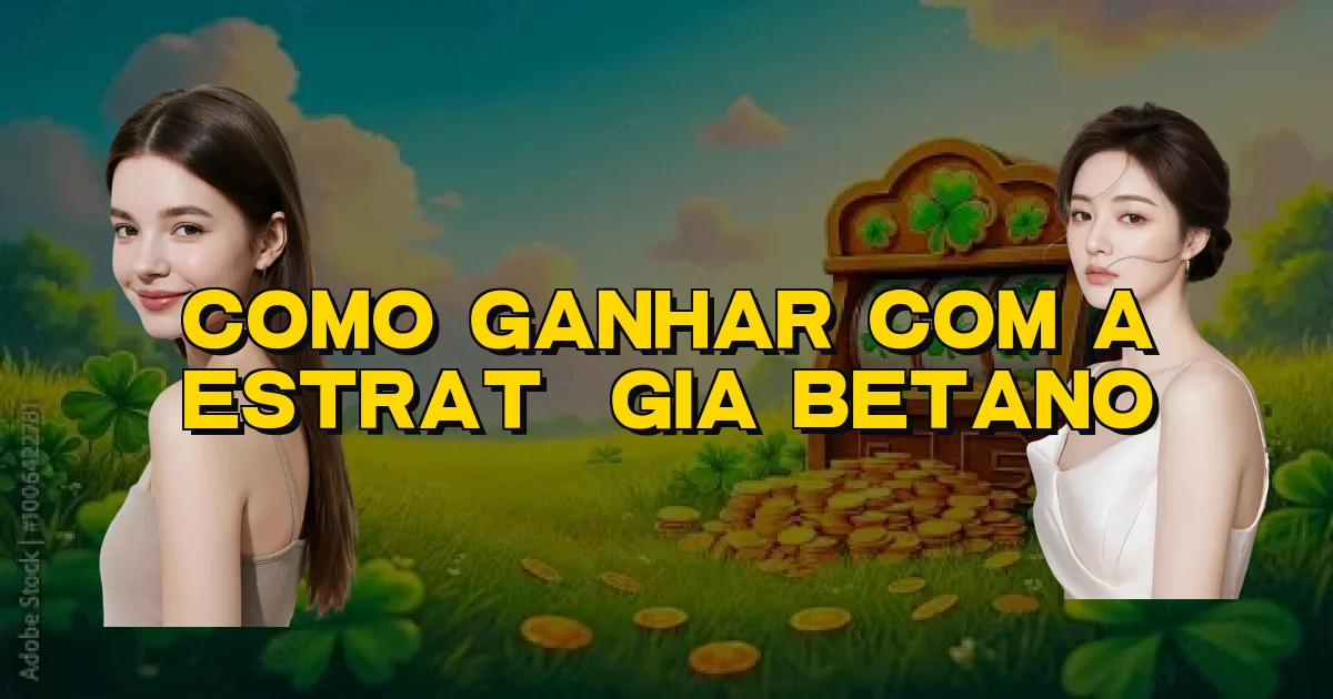 Como Ganhar Com A Estratégia Betano Oficial