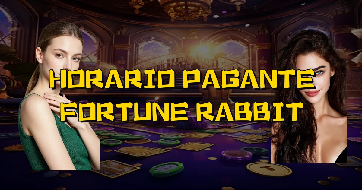 Horario Pagante Fortune Rabbit Oficial